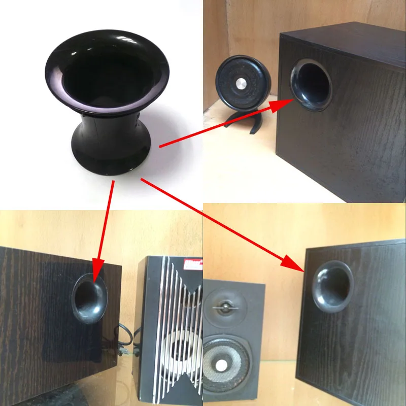 Trepanned 76 big speaker tube pitch of audio outlet thickening plastic free shipping |