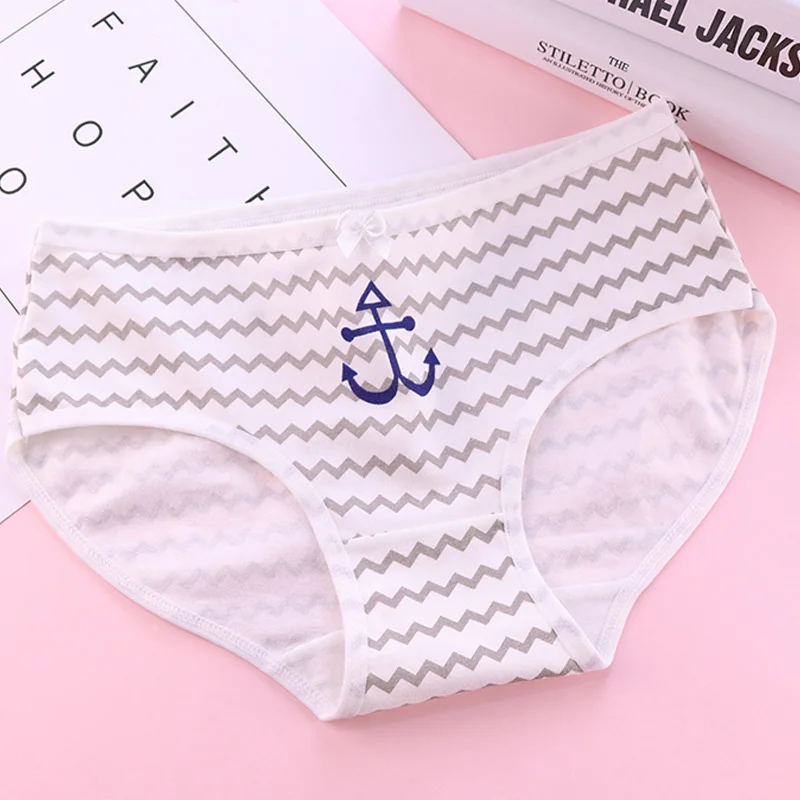 SP & CITY нижнее белье для девочек с рисунком якоря из мультфильма женские мягкие