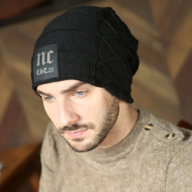 2015 Настоящее Новый Шапки Зимние Корейской Моды Шапочка Мужчины Шляпа открытый