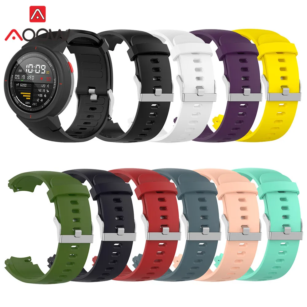 Мягкий силиконовый ремешок для часов Amazfit Verge Xiaomi Huami 3, спортивный сменный ремешок для браслета и поликарбоната, защитный чехол A1801