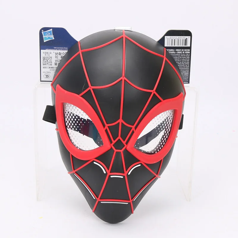 Hasbro Marvel игрушки Человек-паук Майлз Моралес маска Регулируемая супергерой Человек-паук полное лицо маски для детей Взрослые косплей игрушки