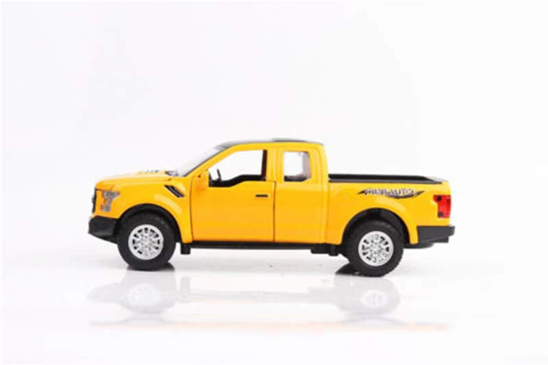 Для коллекции 1/32 масштаб сплава Ford F-150 SVT Raptor модель грузовика нормальный Ver. Транспорт красный/черный/белый цвет для детей