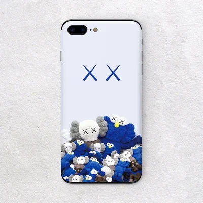 Наклейка на телефон для Apple 6/6S 7 8 Plus, наклейка на телефон для iPhone X XR Xs Max, защита задней крышки, пленка с бесплатной прозрачной крышкой