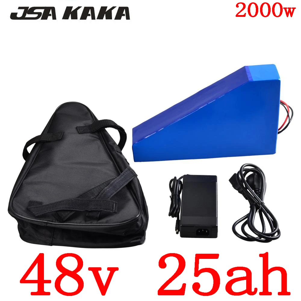

48V 1000W 1500W 2000W Ebike Battery Pack 48V 25AH Electric Bike Battery 48V 25AH 20AH 15AH 13AH Lithium Battery Pack+5A Charger
