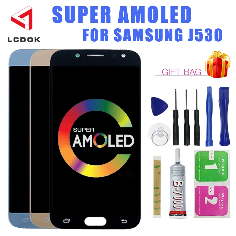 ЖК дисплей с дигитайзером сенсорного экрана для Samsung Galaxy J5 2017 Pro J530 J530F J530FM|Экраны