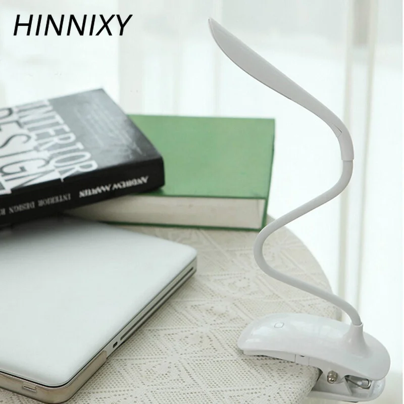 Hinnixy LED перезаряжаемые настольные лампы для чтения с регулируемой яркостью