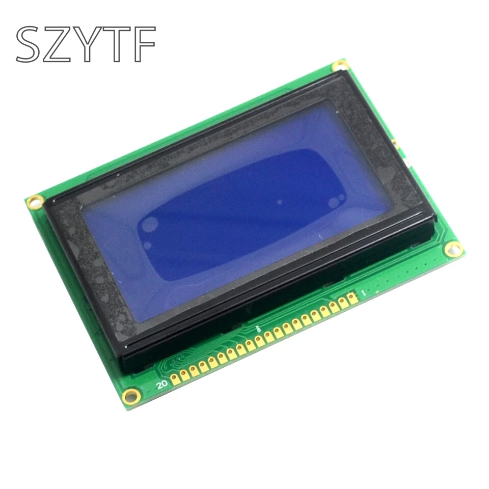 2864 KS0108 LCD12864 5V Синий Белый точечно матричный экран|screen white| |