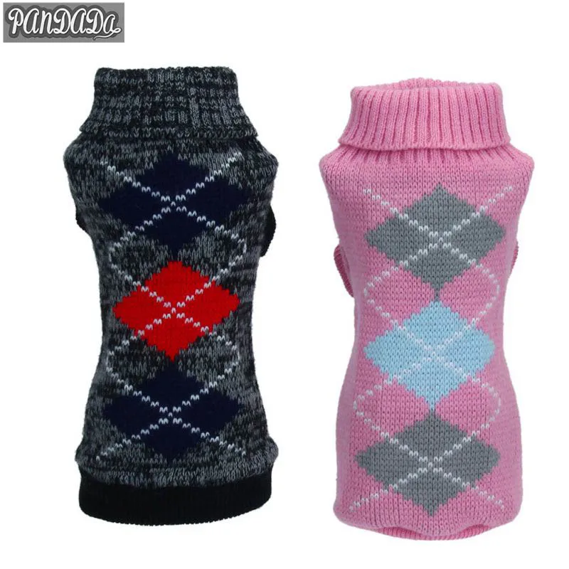 PanDaDa свитер для собаки с кошкой шерстяной осенне зимний пуловер JP|dog sweater|small dog