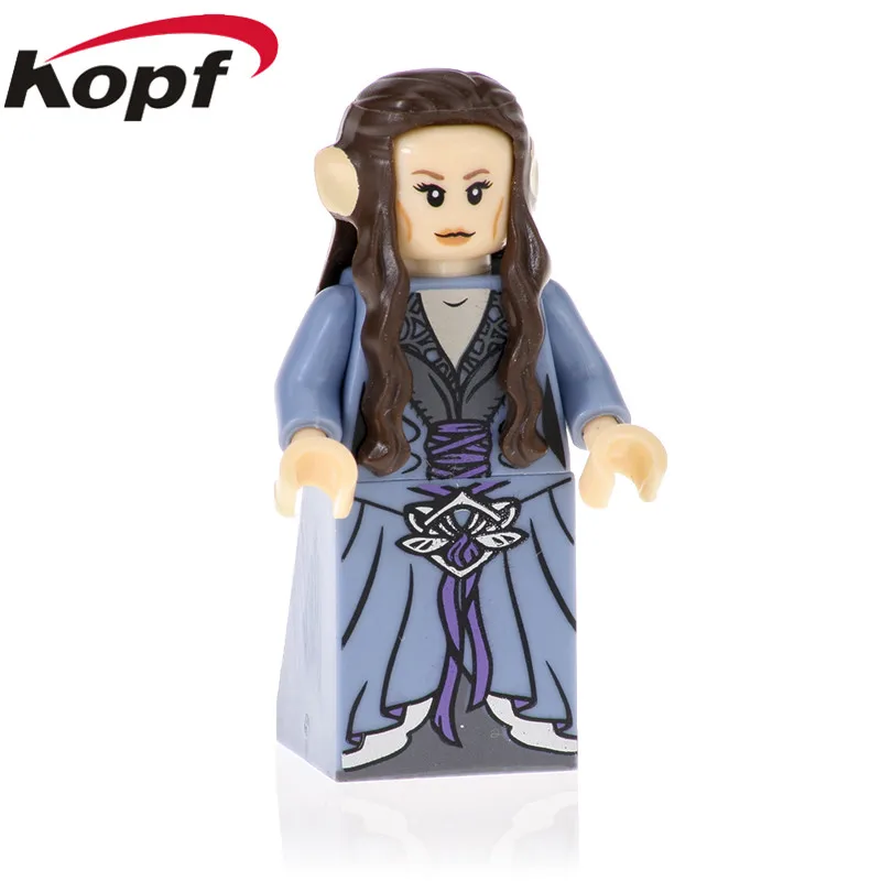 PG547 Without Box PG8160 Одиночная распродажа Хоббит Властелин колец Samwise Gamgee Frodo Baggins Aragorn Gandalf Radagast фигурки Кирпичи Детские игрушки - Цвет: PG547 Without Box