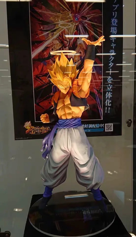В наличии оригинальный Banpresto Dragonball Легенда фигурка Collab Супер Saiyajin Gogeta фигурку ПВХ