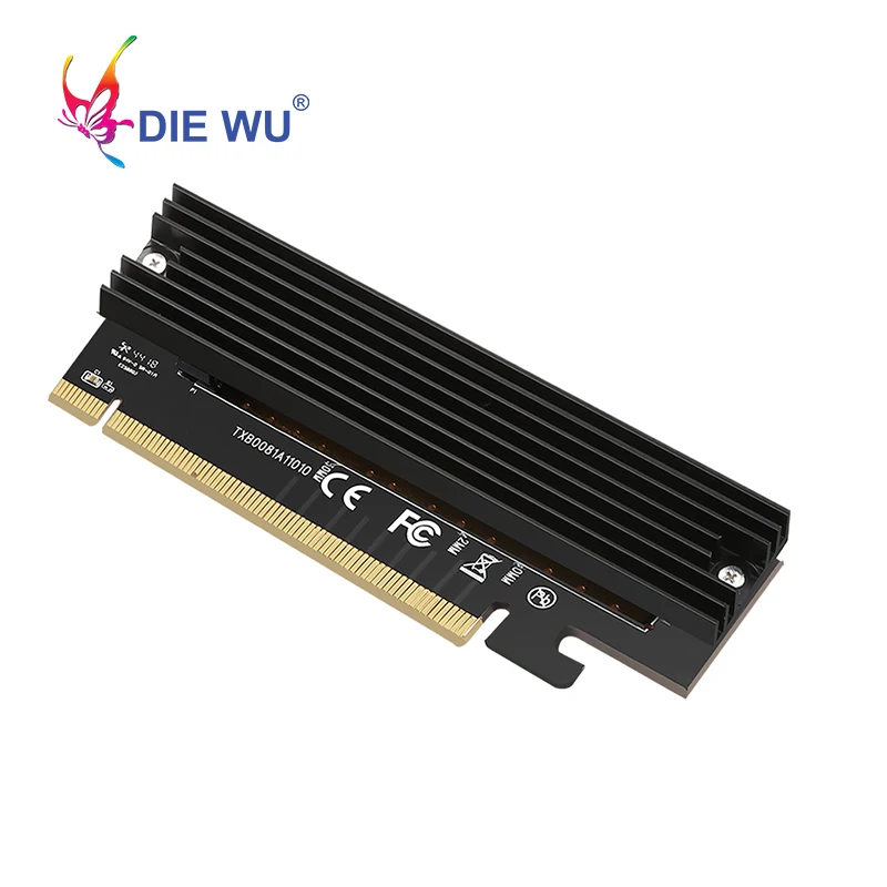 PCIE X16 к M.2 M ключ NVMe SSD Ethernet адаптер M-Key интерфейс карты расширения высокая скорость