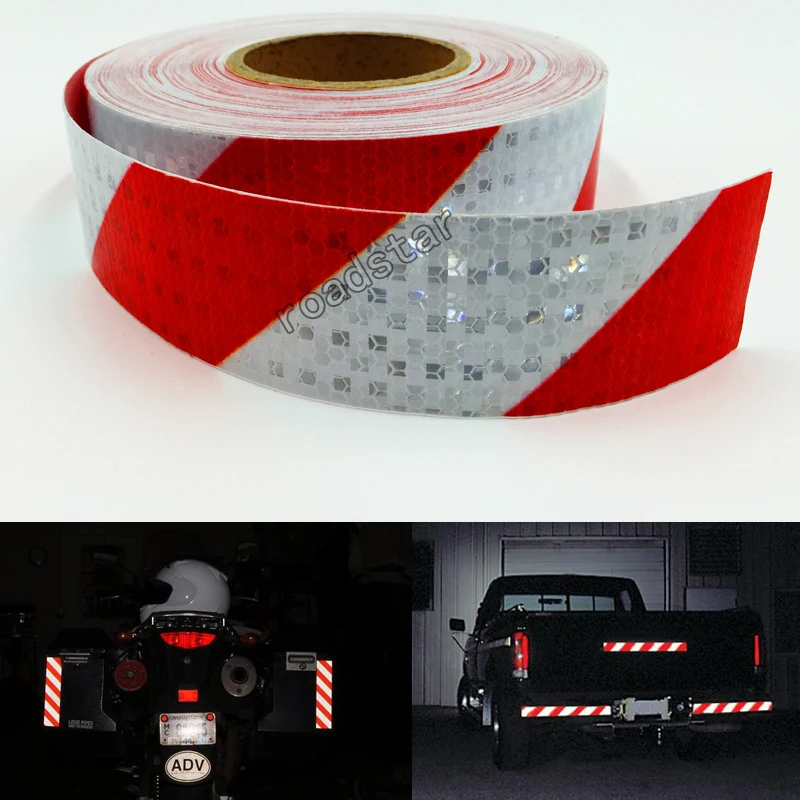 5 см x 10 м светоотражающие защитные наклейки для ночного вождения