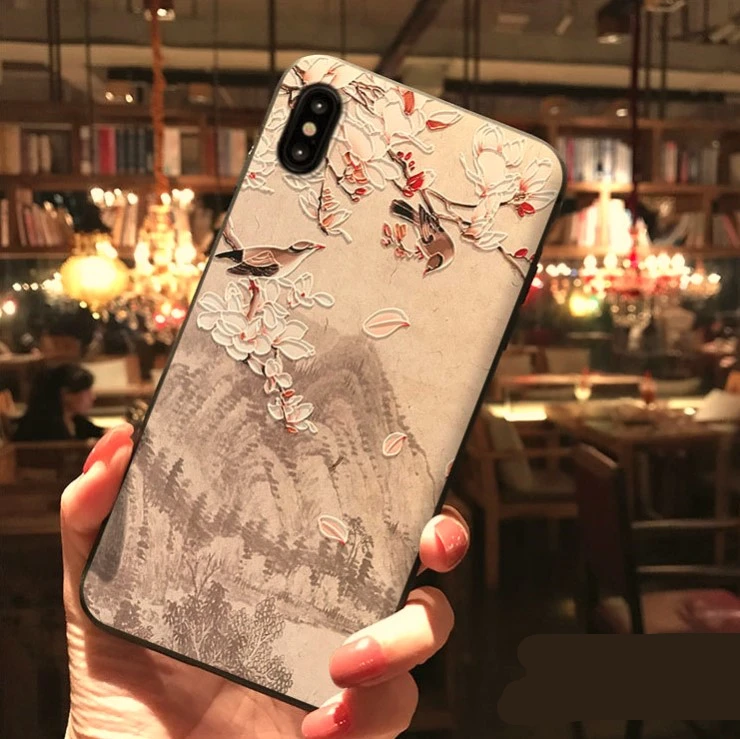 Мягкий чехол из ТПУ с 3D тиснением для Xiaomi Mi 9 5X A2 8 Lite A1 6X Redmi 6A 4A Plus 3S S2 Note 7 3 4 4X 5 5A 6 Pro