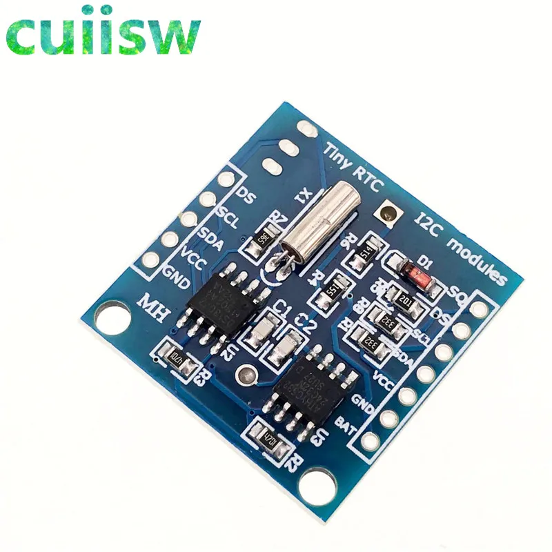 10 шт./лот новый модуль часов I2C RTC DS1307 AT24C32 в режиме реального времени для AVR ARM PIC |
