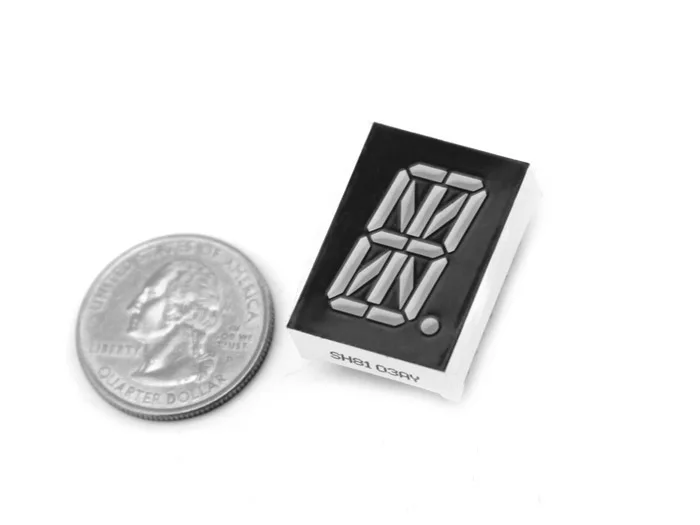 0 8 дюймовый 16 сегментный светодиодный зеленый-общий анод | Электроника