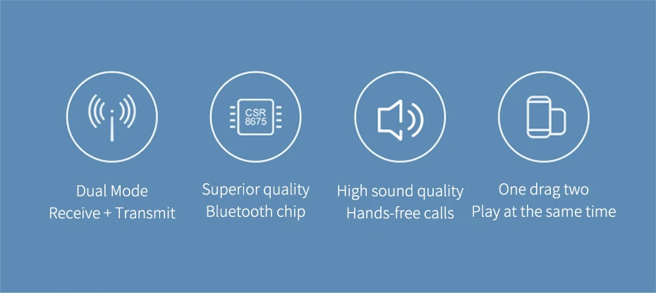 Hagibis Bluetooth 5,0 передатчик приемник адаптер aptX 2 в 1 3,5 мм разъем аудио беспроводной адаптер AUX для ТВ наушников ПК автомобиля