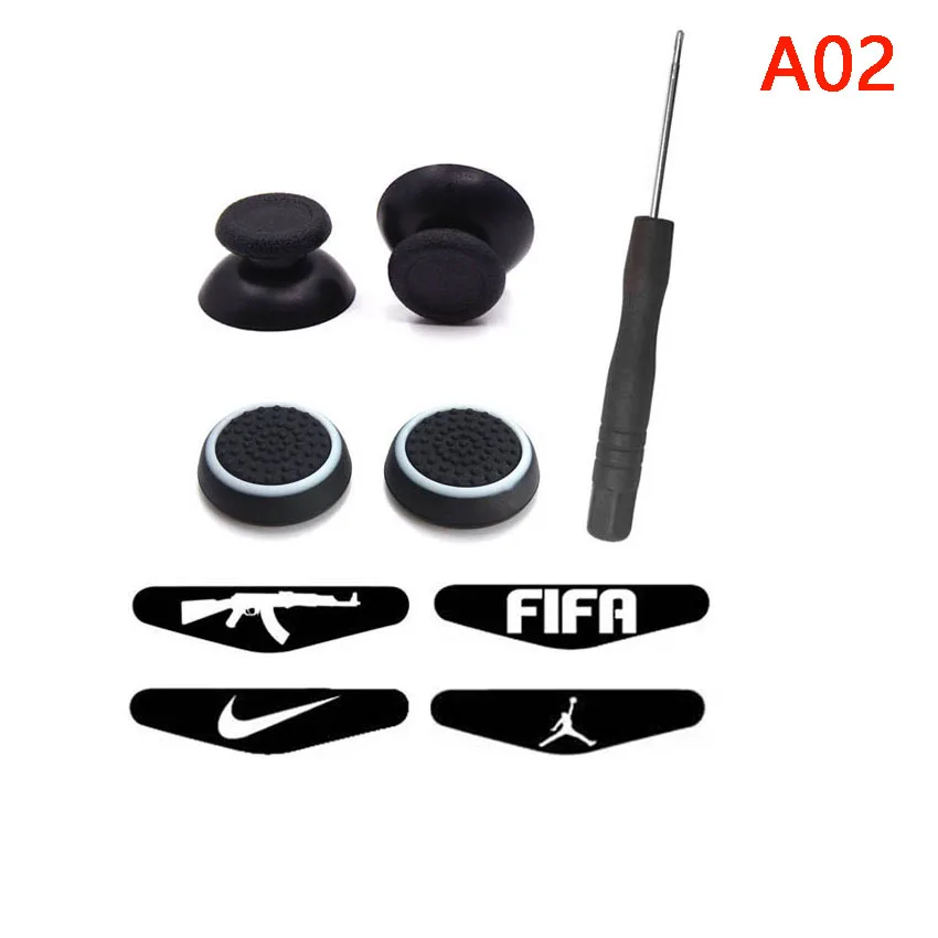 Для Dualshock 4 контроллер аналоговый джойстик для пальца палка крышка s + световые