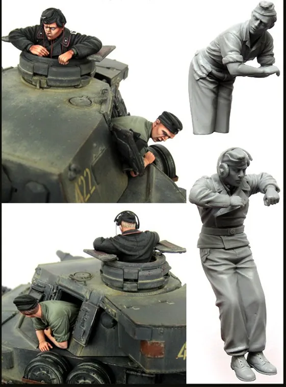 1/35 каучуковая фигурка модель комплект Unassambled Неокрашенная 00E15|Наборы для сборки