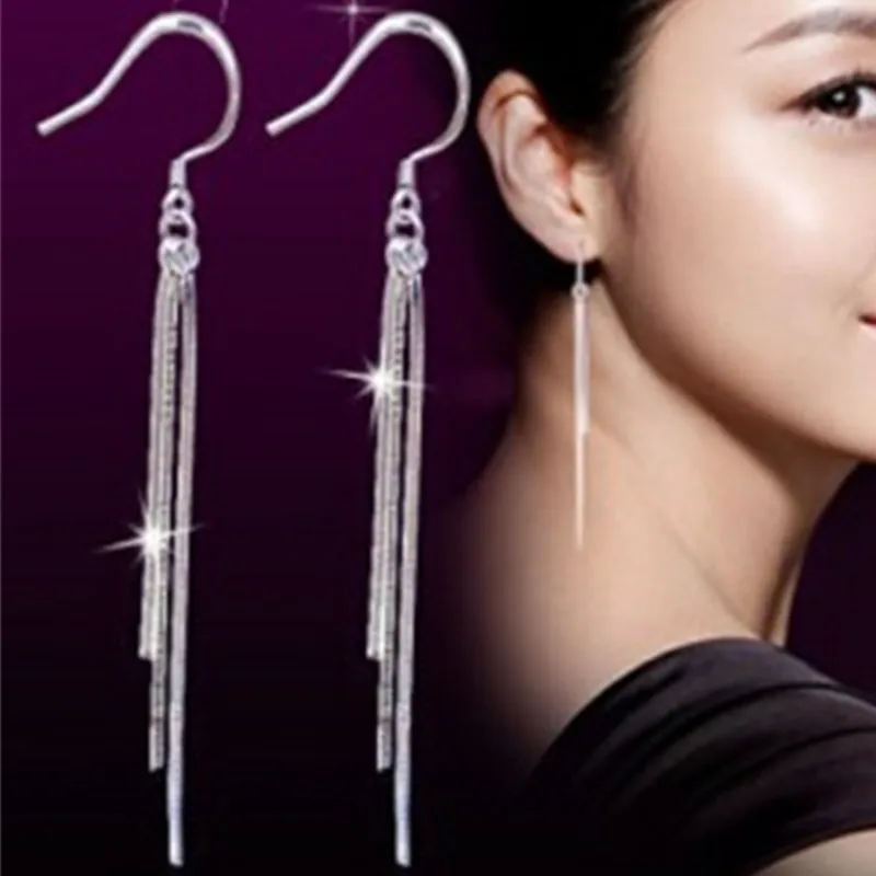 Серьги с кисточками женские объемные длинные Винтажные Ювелирные украшения для