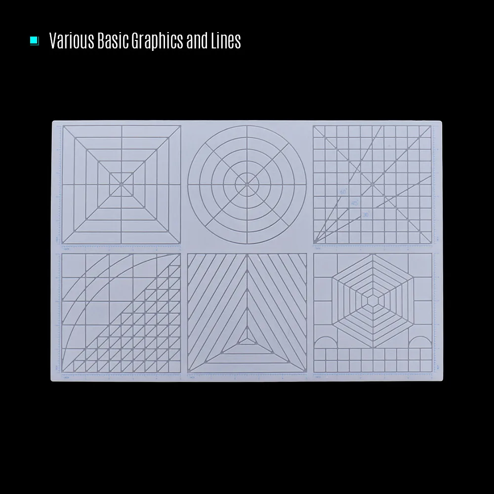 Multi Purpose 3D Printing Pen Template Soft Silicone Mat Drawing Templates Copy Board with Fingerstalls | Компьютеры и офис