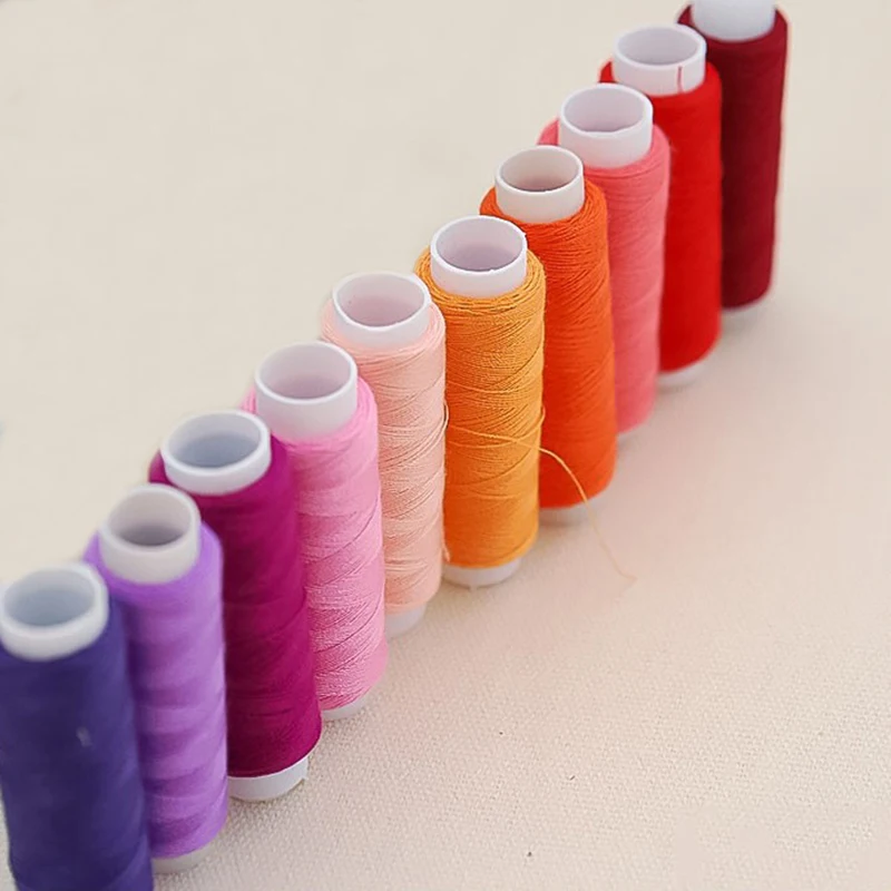 New Mixed Color Sewing Thread 30pcs/Lot 120 yard/Roll Quality Handmade Machine Stitch Suture Line Boxed Small Axis | Дом и сад