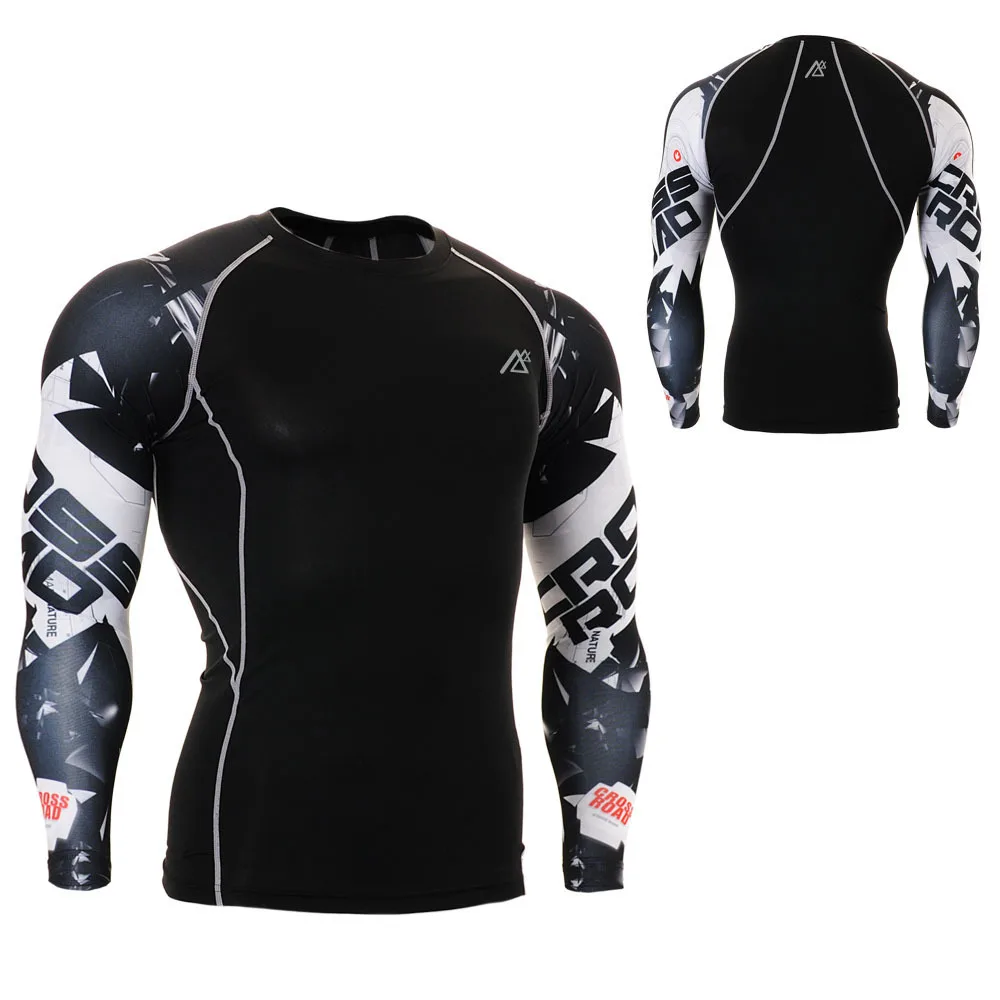 Мужская классическая компрессионная рубашка быстросохнущая Ультралегкая для