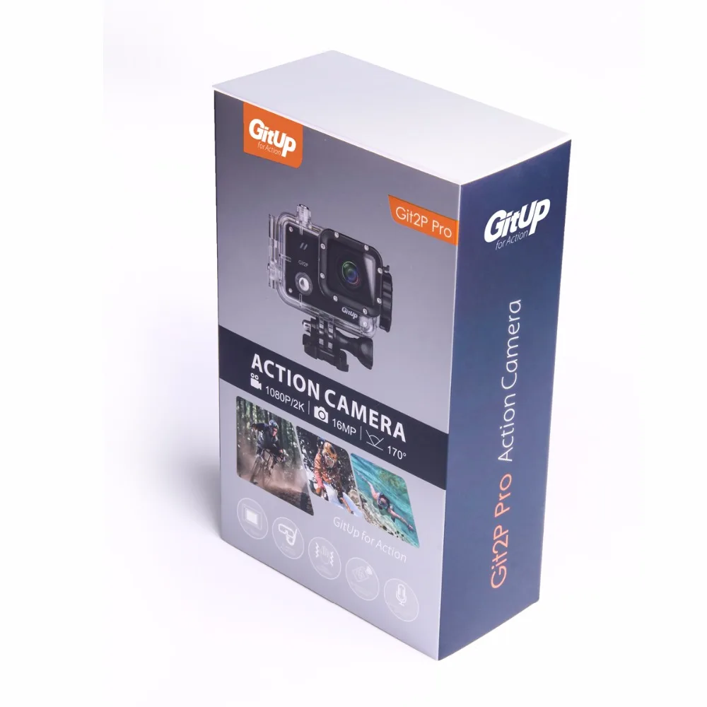 Оригинальный GitUP Git2P экшн Камера 2K Wifi Sports DV PRO Full HD 1080P с возможностью погружения на