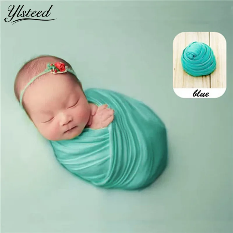 50*180 см эластичное хлопковое детское одеяло реквизит для фотосъемки