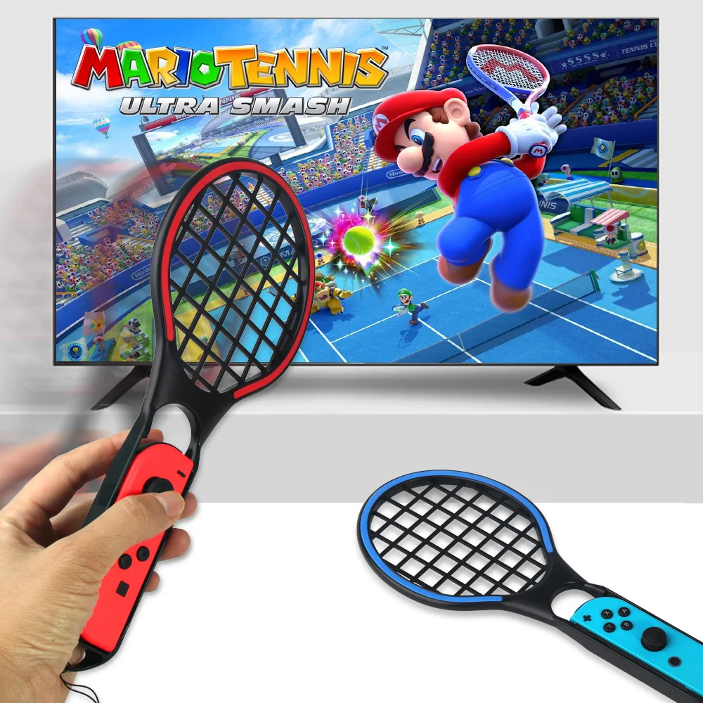 Ручка для теннисной ракетки из АБС-пластика nintendo Switch NS Tennis ACES 2 шт. | Электроника