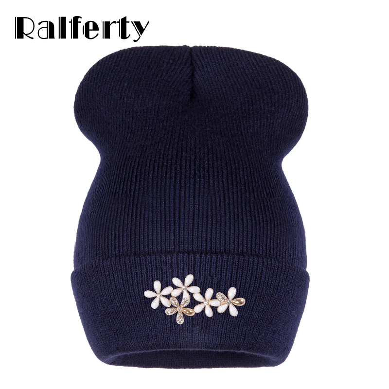 Ralferty Beanies женские шапки шапка женская зимняя Цветочная шапочка Женские