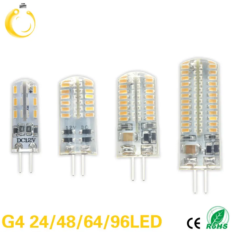 1 шт низкая цена светодиодный лампы SMD 3014 Светодиодный G4 светильник 3 Вт 7 9W12W DC12V
