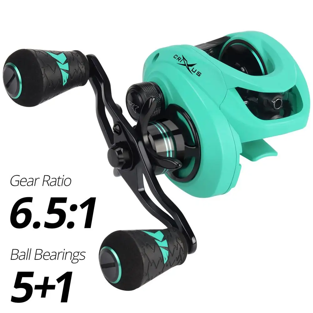 Sea Spray KastKing Crixus для Пресноводной рыбной ловли катушка двойной тормозной Системы 5+ 1/7+ 1 Шариковые подшипники 8 кг сопротивления 218g катушек спининга с катушка - Цвет: Sea Spray