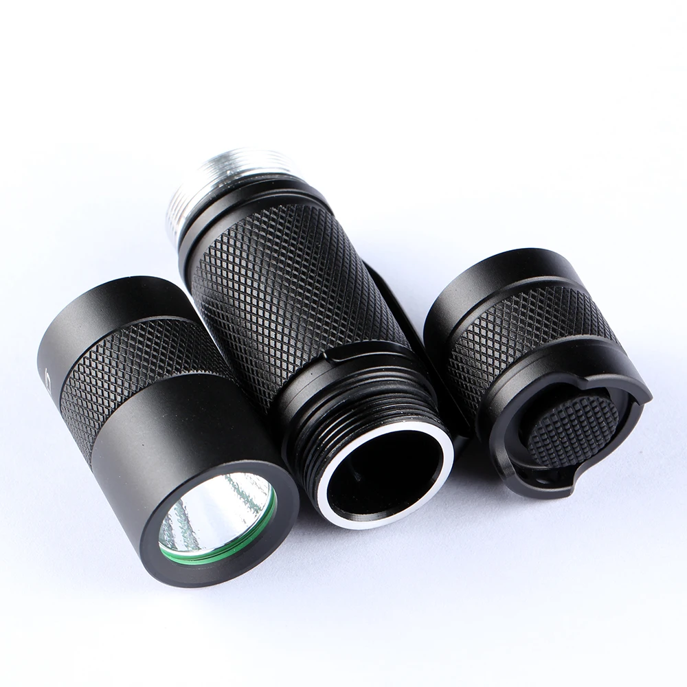 

Convoy T2 CREE XPG2 LED Flashlight Aluminum Light Tactical Torch Night Lighting 6500K 5000K 4200K White Lamp By AA