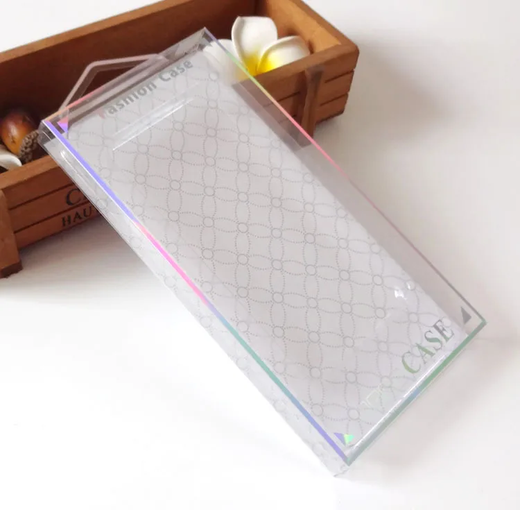Оптовая продажа модная прозрачная ПВХ упаковочная коробка для мобильного