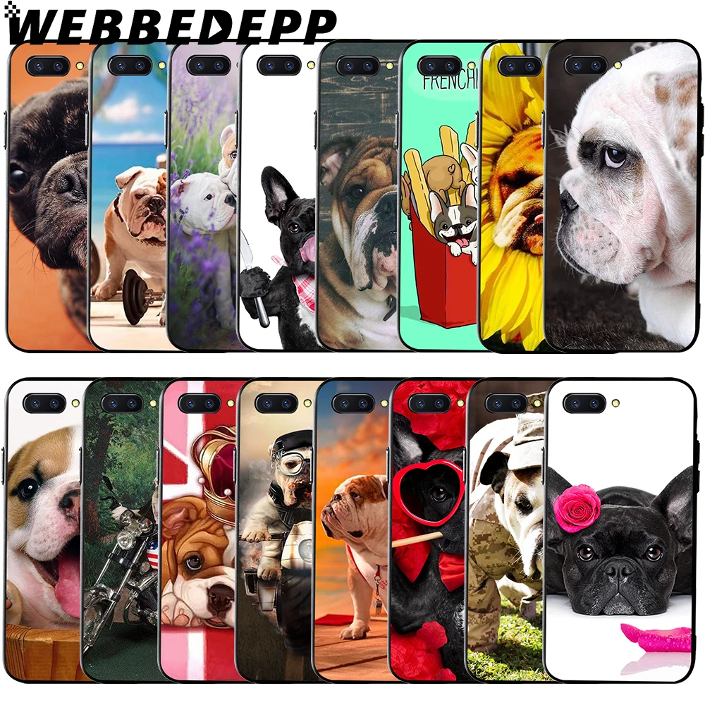 WEBBEDEPP мягкий чехол с изображением милой собаки английского бульдога для Huawei Honor 6