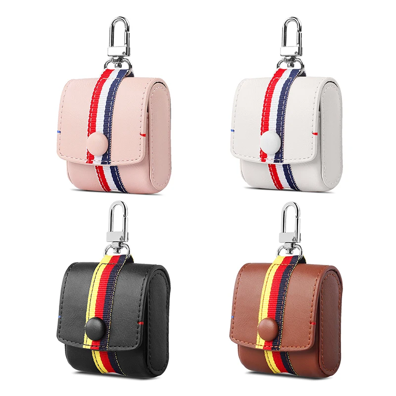 Модный Стильный чехол для Airpods кожаный Apple Earpods маленькие чехлы наушников евро США