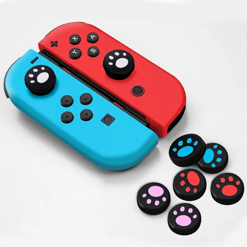 2 шт. силиконовые накладки на кнопки для Nintendo Switch SONY PS4 Ps3 iPega xbox one 1 wii|Запасные