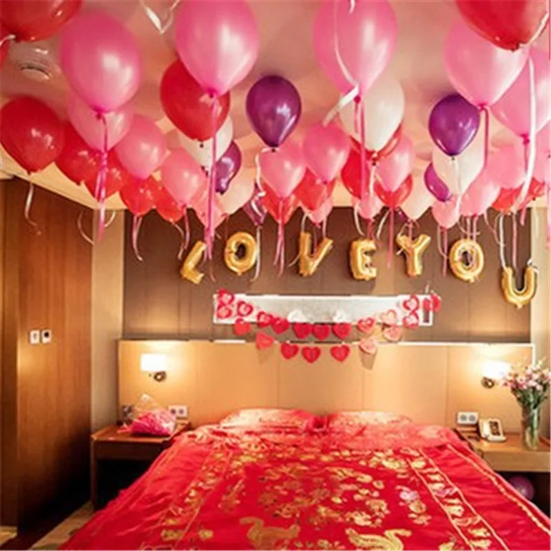 100 шт. фиолетовый гелием шар Globos Латекс Жемчужный на день рождения Свадебная
