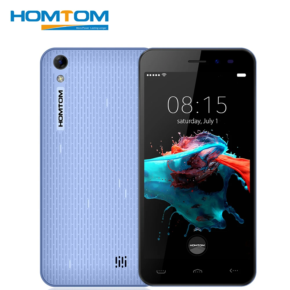 HOMTOM HT16 5 0 дюймов смартфон Android 6 MTK6580 4 ядра 1 ГБ + 8 приложение Wakeup Gesture gps Bluetooth