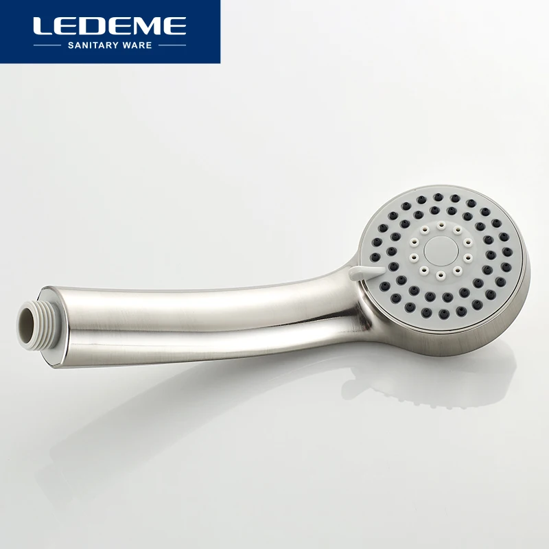 ledeme bath shower faucets set bathtub faucet water mixer crane tap with hand shower stainless steel bathroom faucets l72203 free global shipping