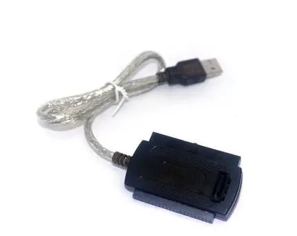 1 шт. горячая распродажа Новое поступление 5,25 S-ATA/2,5/3,5 Новый USB 2,0 для IDE SATA Кабель-адаптер оптовая продажа