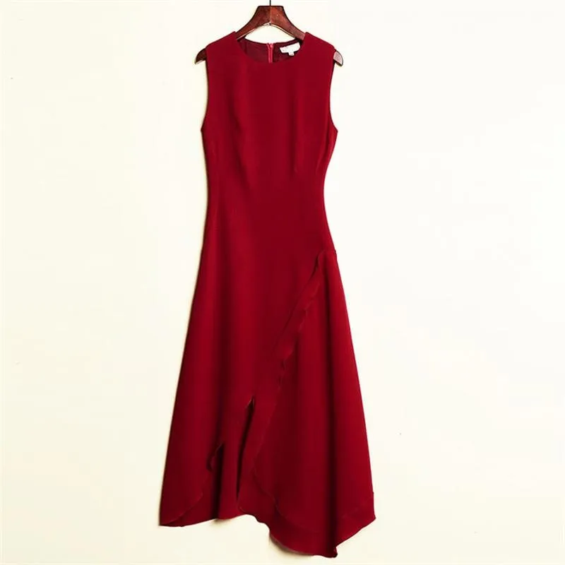 

Женское платье 2019, летние Дизайнерские облегающие платья с круглым вырезом без рукавов