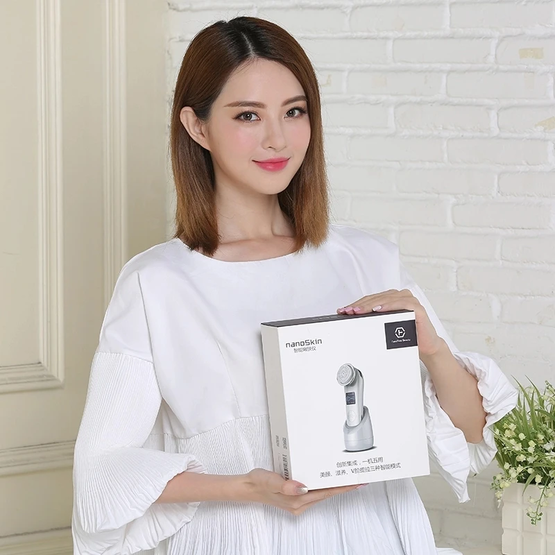Умный RF Beauty аппарат для лифтинга кожи лица омоложение Вибрационный массажер