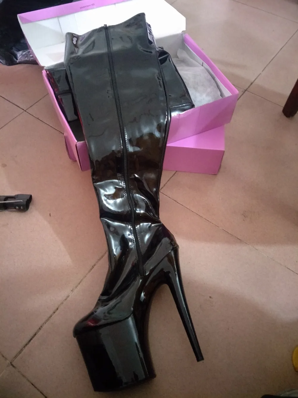 Большие размеры: 35-45, 46; пикантные женские ботинки; 15 см; Cuissarde Bottes Tautes; Por Encima Rodilla; мотоботы с круглым носком; Bottes Femmes
