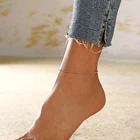 Женские двухслойные браслеты XIYANIKE, ювелирные украшения для босых ног с геометрическим дизайном, украшение для босых ног, 2019