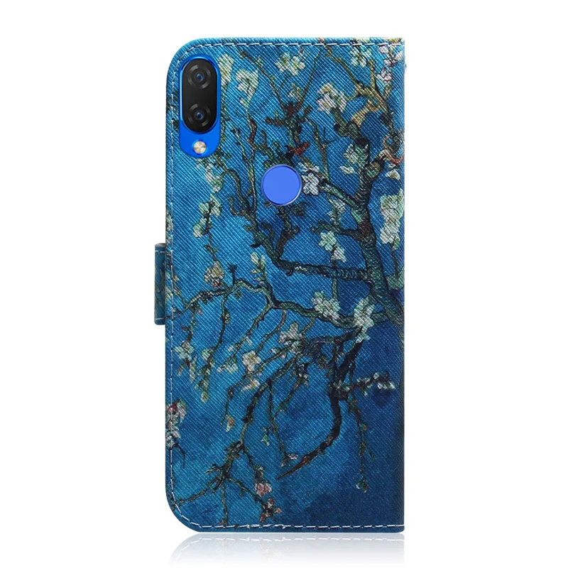 Чехол-Кошелек из искусственной кожи для Huawei P Smart Plus мягкий силиконовый