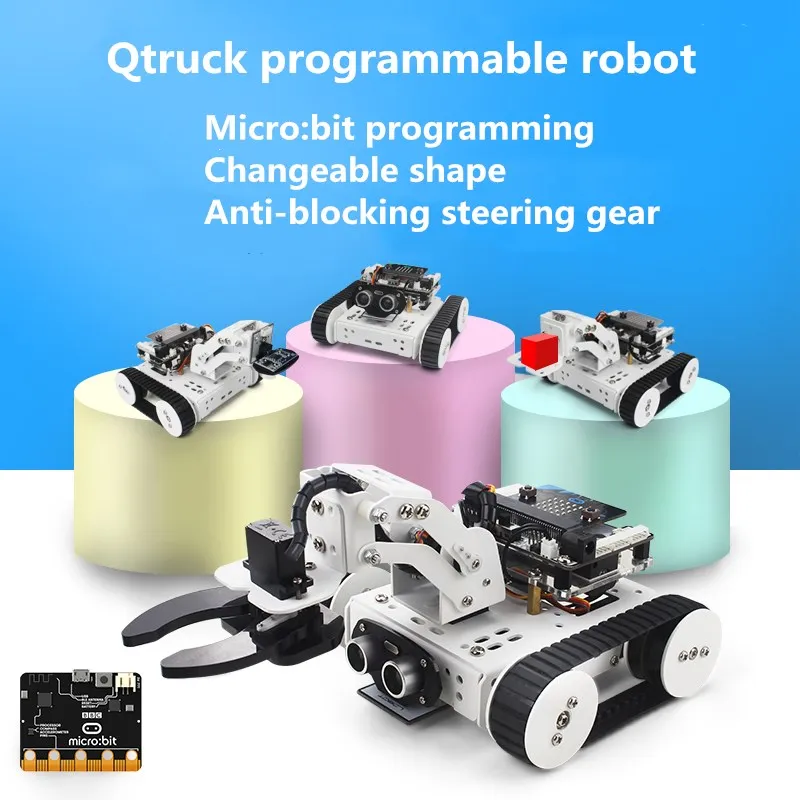 Микро: бит smart car kit/Qtruck/питон образование микробит программируемый робот
