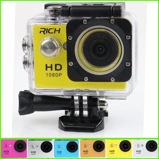 Водонепроницаемая Экшн камера RICH D9 10 шт./лот Full HD 1080P Wi Fi для Hero Action Sports LTPS