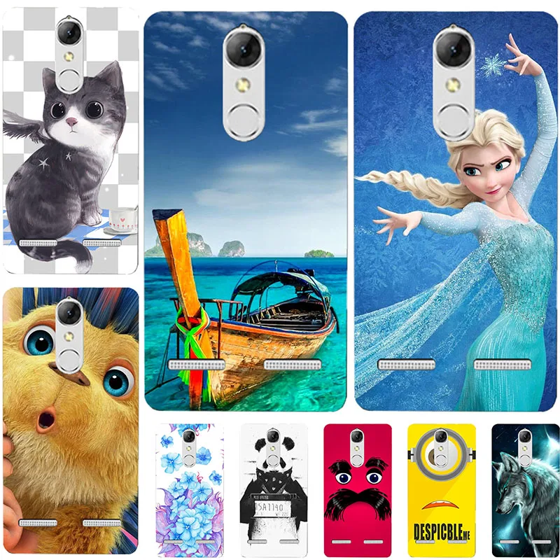 Мод мультфильм печать чехол для lenovo K6 K 6 5," K33a48 K33 a48 b36 K33b36 телефон сумка кожа пейзажным рисунком чехол на заднюю панель