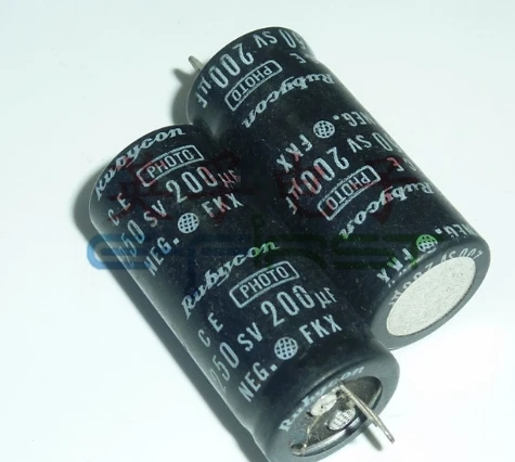 

low esr 250v 200uf photo flash capacitor for camera etc 14*32mm